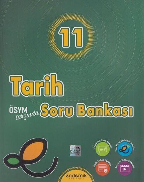Endemik 11. Sınıf Tarih Soru Bankası Endemik Yayınları