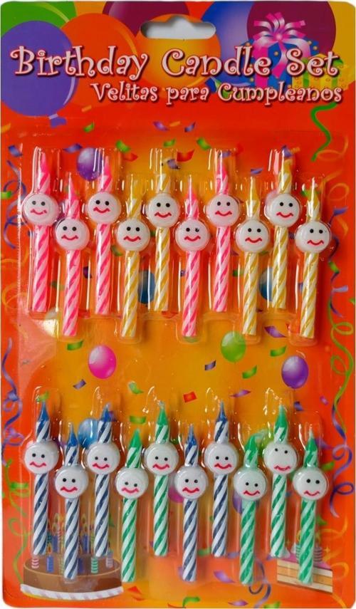 Süslü Mini Pasta Mumu 20 li 