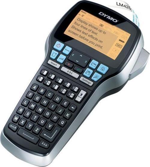 Label Manager 420P, Elde Taşınır ve PC Bağlantılı Etiketleme Makinesi (6/9/12/19 mm D1 şeritlerle uyumlu kullanım)