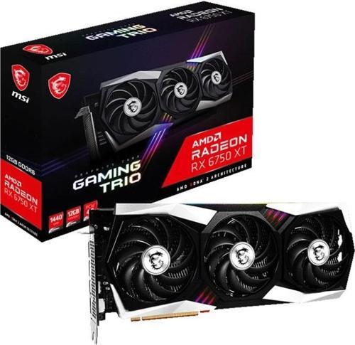 RADEON RX 6750 XT GAMING TRIO 12G 12GB GDDR6 192Bit AMD Ekran Kartı