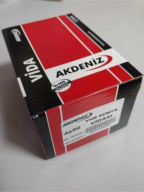 4.0x50 Sunta Vidası Çinko 500 Adet