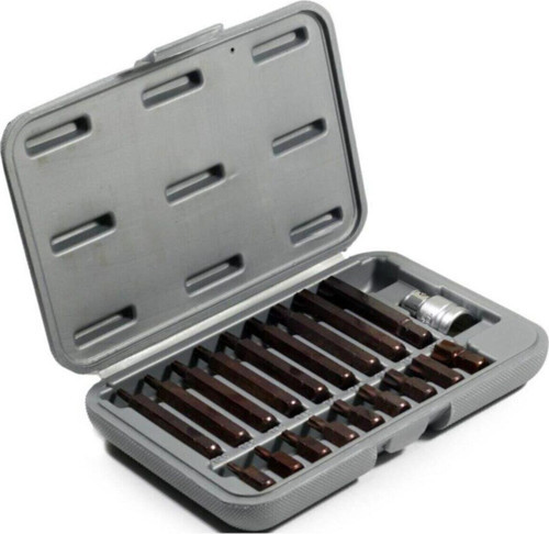 005-kk0003 19 Parça Kaplamalı Delikli Torx Bits Seti Takımı