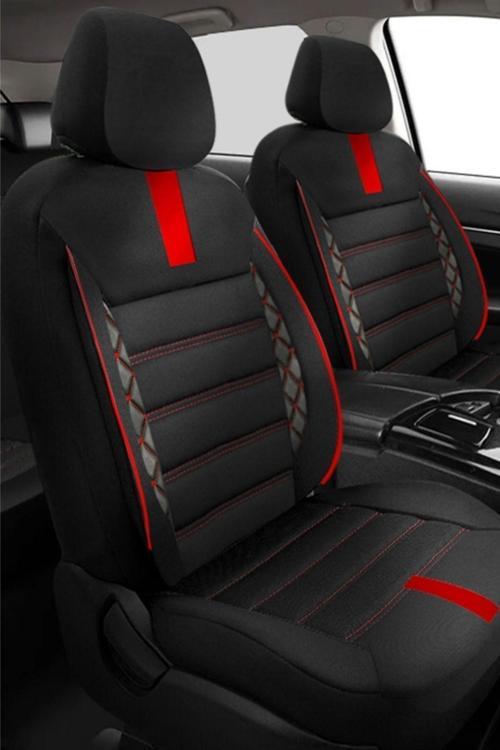 Opel Astra G Uyumlu Koltuk Kılıfı Mirage Serisi - Kırmızı