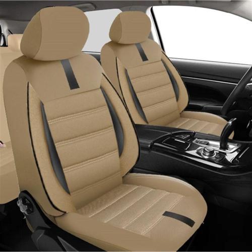 Hyundai Elantra Uyumlu Koltuk Kılıfı Mirage Serisi - Bej
