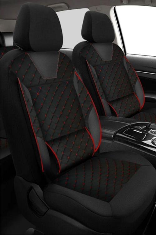 Peugeot 205 Uyumlu Koltuk Kılıfı Genesa Serisi - Kırmızı