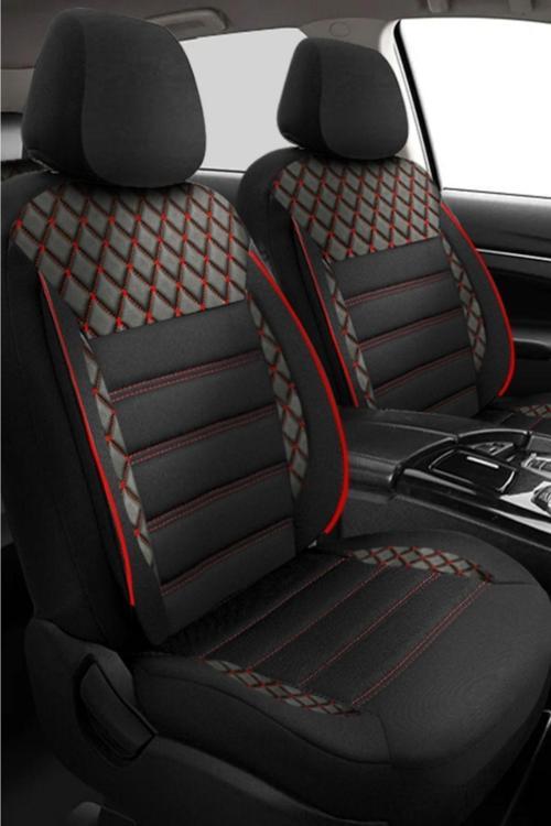Tofaş Doğan Uyumlu Koltuk Kılıfı Crystal Sarisi - Kırmızı
