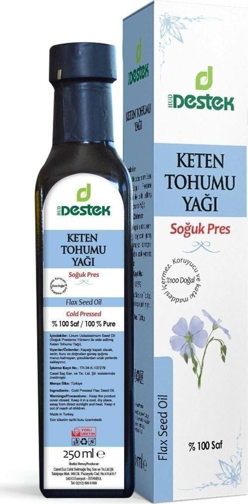 Keten Tohumu Yağı (Soğuk Pres) 250 Ml