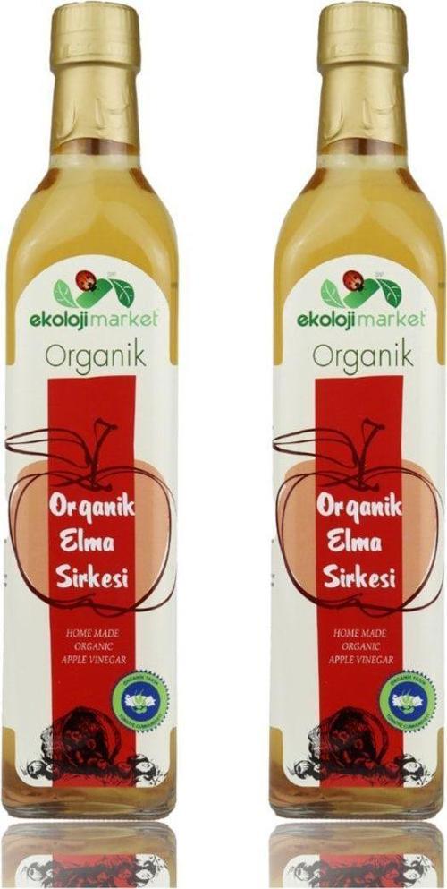Organik Elma Sirkesi 500 Ml - 2'Li Paket