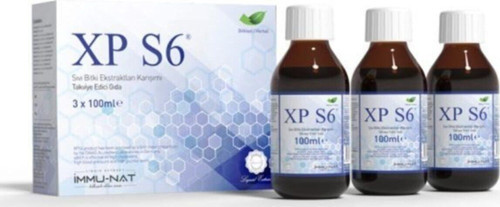 Immunat Xp S6 Sıvı Bitki Ekstrat Karışımı 3X100Ml