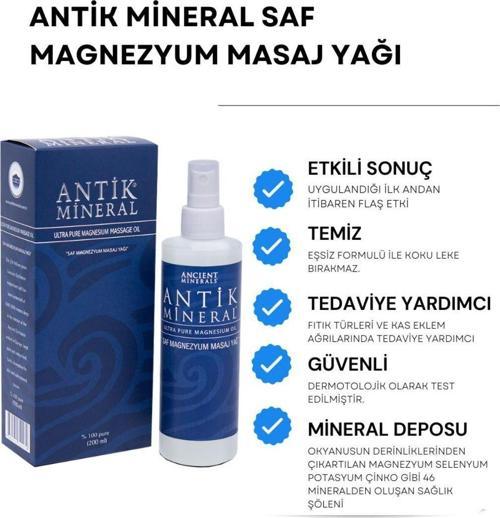 Antik Mineral Magnezyum Masaj Yağı(100 Ml)