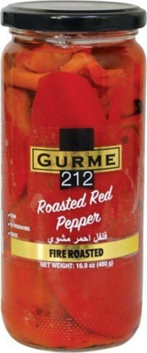 Közlenmiş Kırmızı Kapya Biber, Hazır Yemek, Salata (1 Adet X 500Cc)