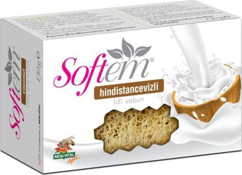 Hindistan Cevizli Lifli Sabun 130Gr Cilt Besleyici Ferahlık Verici