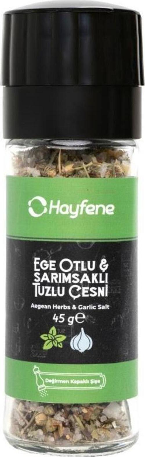 Ege Otlu Sarımsaklı Tuzlu Çeşni 45 Gr (Değirmen Kapaklı)