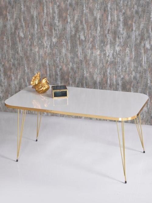 Orta Sehpa Kr Gold Beyaz Tel