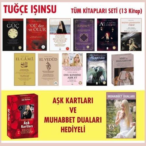 Tuğçe Işınsu Tüm Kitapları Seti - 11 Kitap Takım - Aşk Kartları ve Muhabbet Duları Hediyeli
