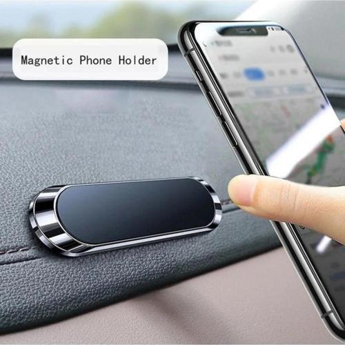 Çok Amaçlı Manyetik Telefon Tutucu Siyah Güçlü 6 Mıknatıslı