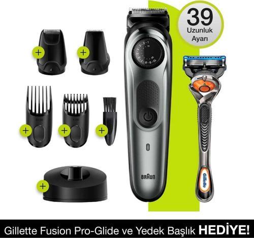 BT 7240 Saç&Sakal Şekillendirici + Gillette