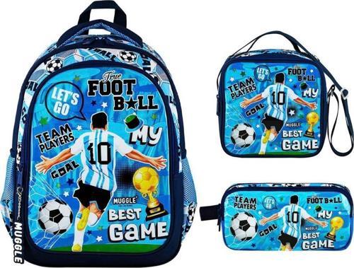 Mu-9112 Best Game Koleksiyonu İlkokul Çantası + Beslenme Çantası + Kalem Kutusu