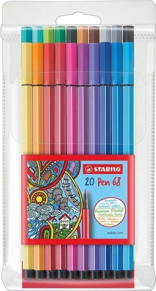 Pen 68 20 Renk Askılı Paket