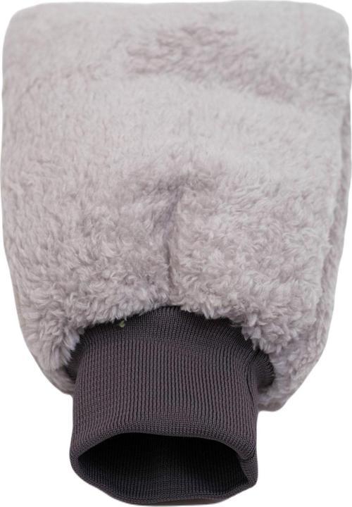Welsoft Oto Yıkama Eldiveni Astarlı Araç Temizleme Mikrofiber Araba Cila Eldiveni Gri