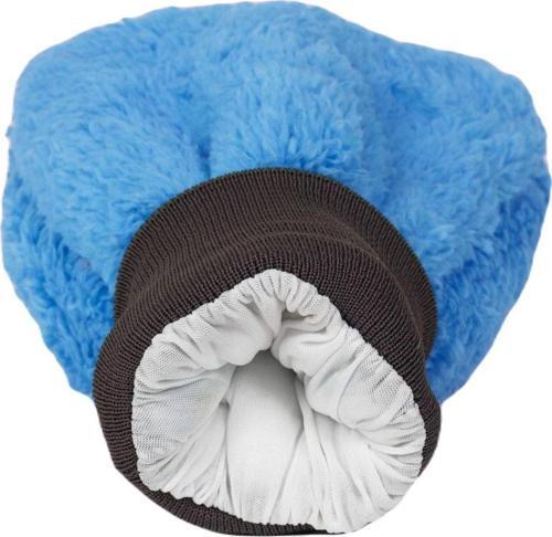 Welsoft Oto Yıkama Eldiveni Astarlı Araç Temizleme Mikrofiber Araba Cila Eldiveni Mavi