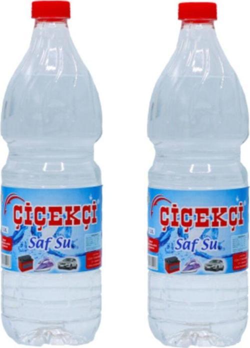 Oto Saf Su Ve Ütü Akü Ve Radyatör Suyu 2 Adet 1 Litre Pet Kilitli Kapaklı