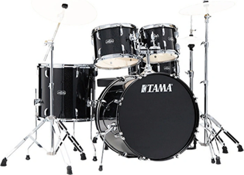 ST50H6-BNS Stagestar Black Night Sparkle 5 Parça (20B/10T/12T/14F/14S) Aksamlı Akustik Davul Seti