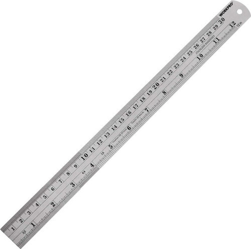 WP265001 30CM/12’’ Paslanmaz Çelik Cetvel