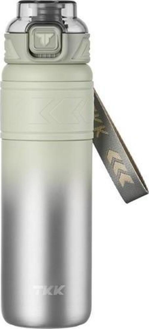 TKK Çelik Termos Matara 900ML Gri Yeşil