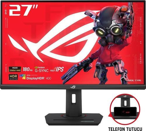 ROG Strix XG27ACS 27 inç 180Hz 1ms 2K QHD Adaptive Sync Fast IPS Pivot Gaming Monitör