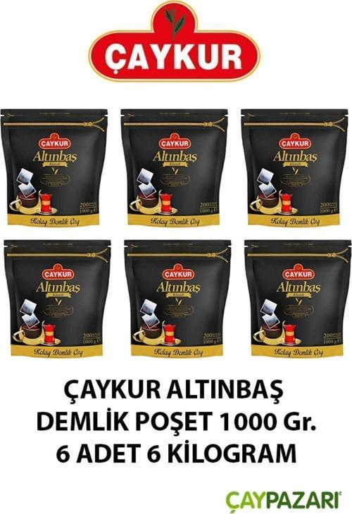 Altınbaş Klasik Siyah Kolay Demlik Poşet Çay 6'lı 200 x 5 G