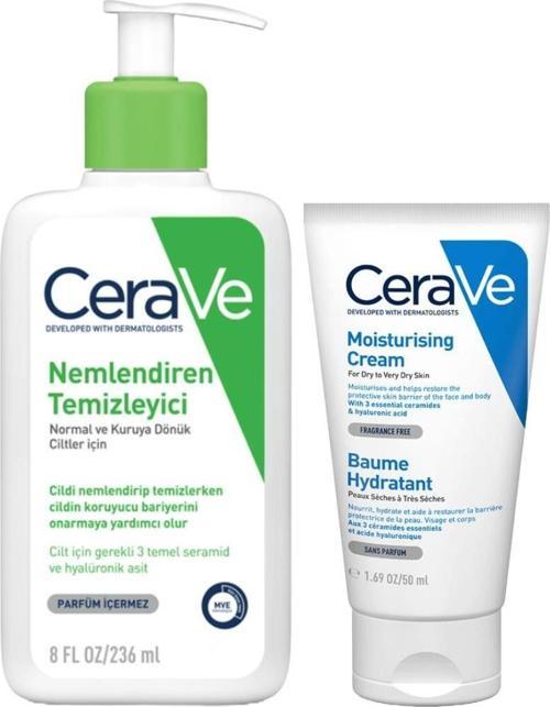 Nemlendiren Temizleyici 236 Ml+ Nemlendirici Krem 50 Ml