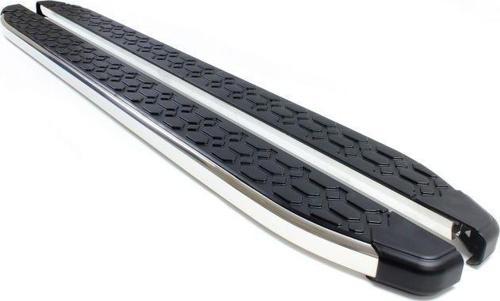 Line Nissan Qashqai Yan Basamak 2014-2021 Blackline Krom Alınlı Yan Koruma Basamak