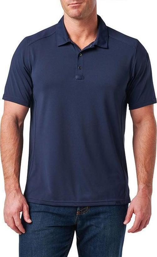 5.11 PARAMOUNT CREST POLO KISA KOL LACIVERT TISORT