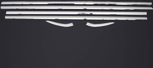 OMSA Citroen C-Elysee SD Krom Cam Alt Çıtası 6 Parça 2012 ve Sonrası