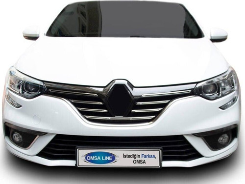 OMSA Renault Megane 4 HB Krom Ön Panjur 5 Parça 2016-2020 Arası