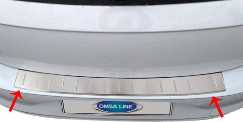 OMSA VW Polo Krom Arka Tampon Eşiği Taşlı 2017 ve Sonrası