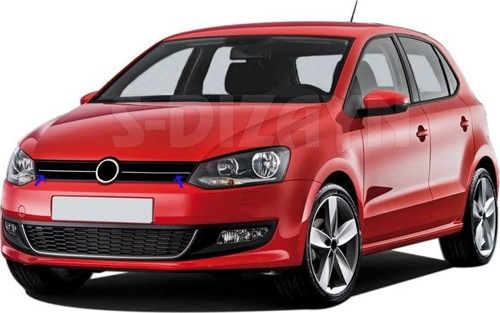 VW Polo 6R Krom Ön Panjur 2 Parça 2009-2014