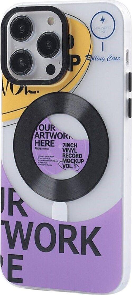 iPhone 14 Pro Uyumlu Kılıf Apollo Magneticsafe Desenli Kapak