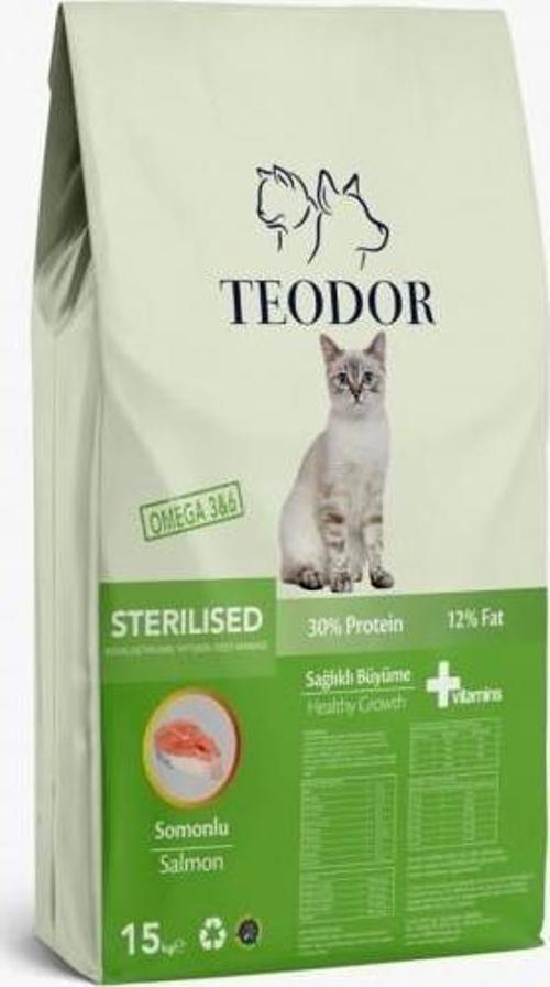 Sterilised Kısırlaştırılmış Yetişkin Kedi Maması Somonlu 15 kg