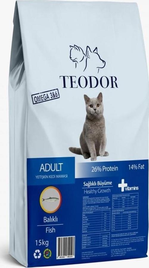 Yetişkin Kedi Maması Balıklı 15 kg