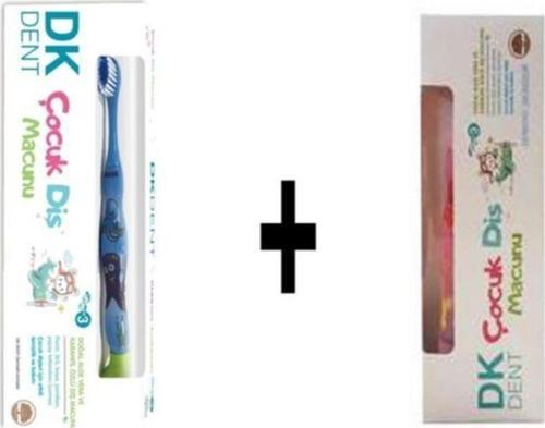 Çocuk Diş Macunu&diş Fırçası 2'li Set Erkek & Kız