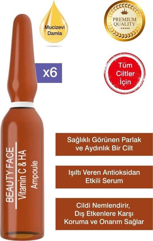 Beauty Face Vitamin C & Ha Ampul X6