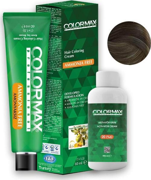Amonyaksız 60 ml Saç Boyası No:7.71 Kahve Küllü ve Aktivatör Krem