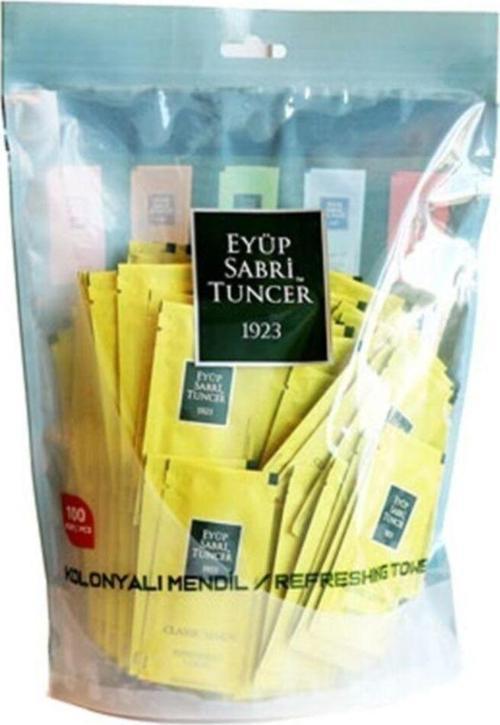 Klasik Limon Kolonyalı Mendil Küçük Boy 100lü