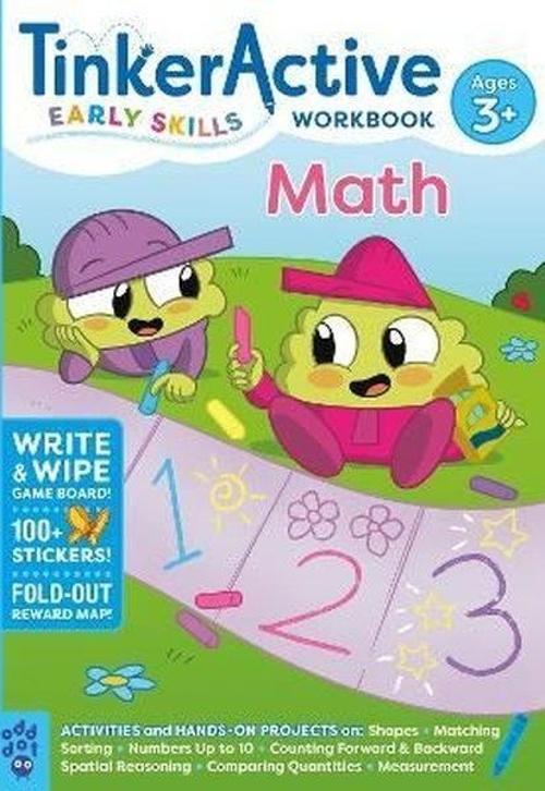 TinkerActive Early Skills Math Workbook Ages 3+