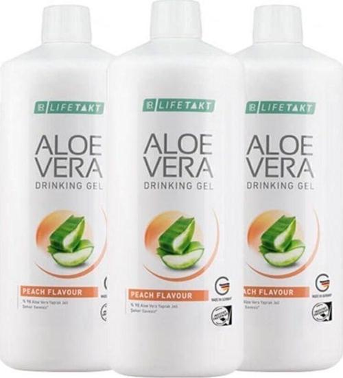 Aloe Vera Jel Içecek Şeftali 3'lü Set