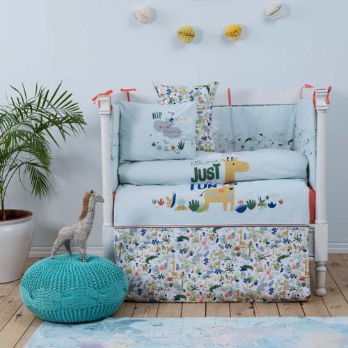 Jungle Boy %100 Pamuk 9 Parça Bebek Uyku Seti