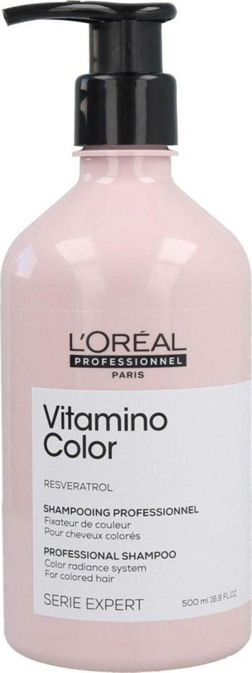 Paris Vitamino Color For Dyed Hair Color Protective Resveratrol Shampoo 500 Ml Bys81