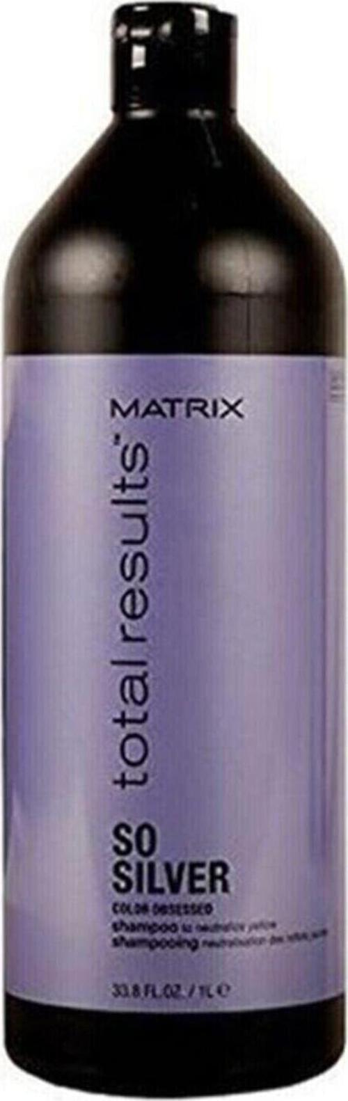 Total Results Color Obsessed So Silver Mor-Röfleli Saçlar İçin Turunculaşma Karşıtı Şampuan 1000ml